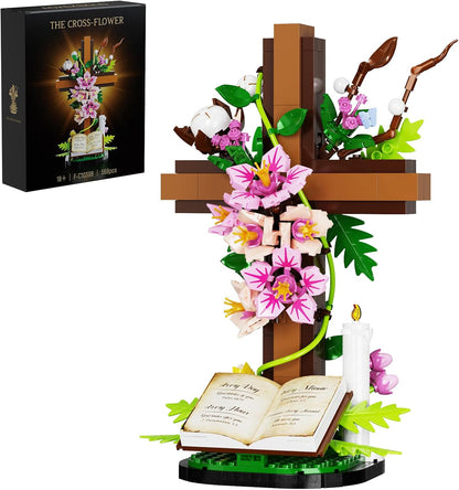 FaithGlow Cross Flower Building Set
