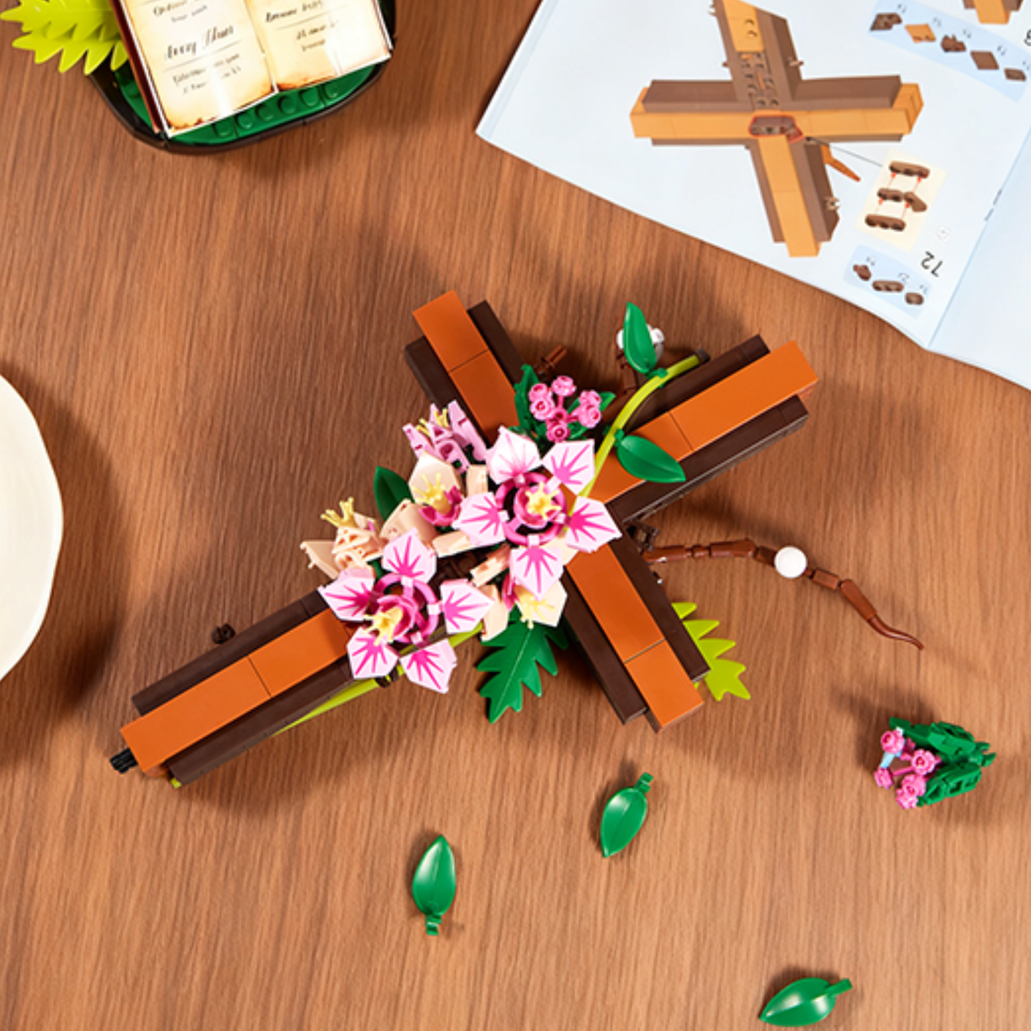 FaithGlow Cross Flower Building Set